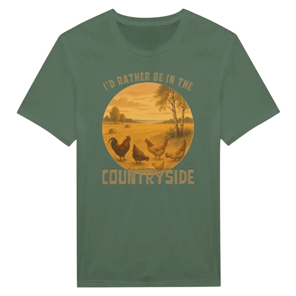 I'd Rather Be In The Countryside 2 - T-shirt - Rather Be In Finland