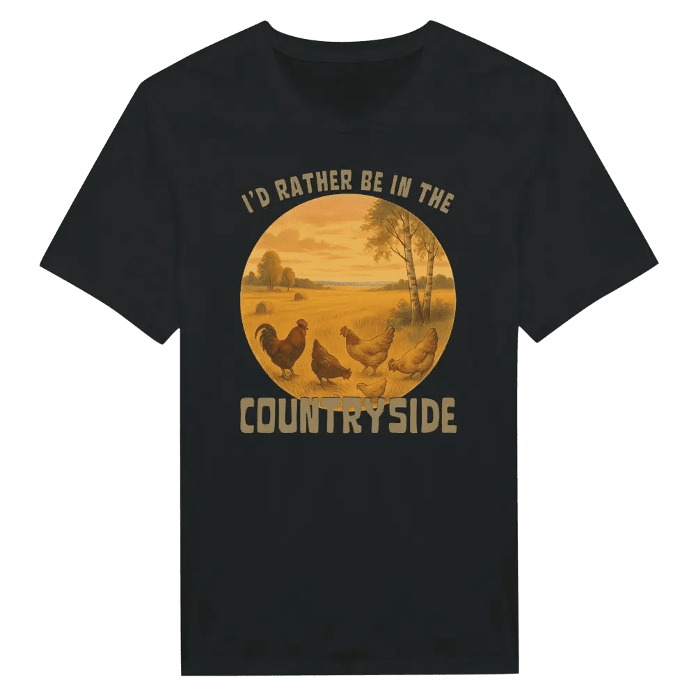 I'd Rather Be In The Countryside 2 - T-shirt - Rather Be In Finland