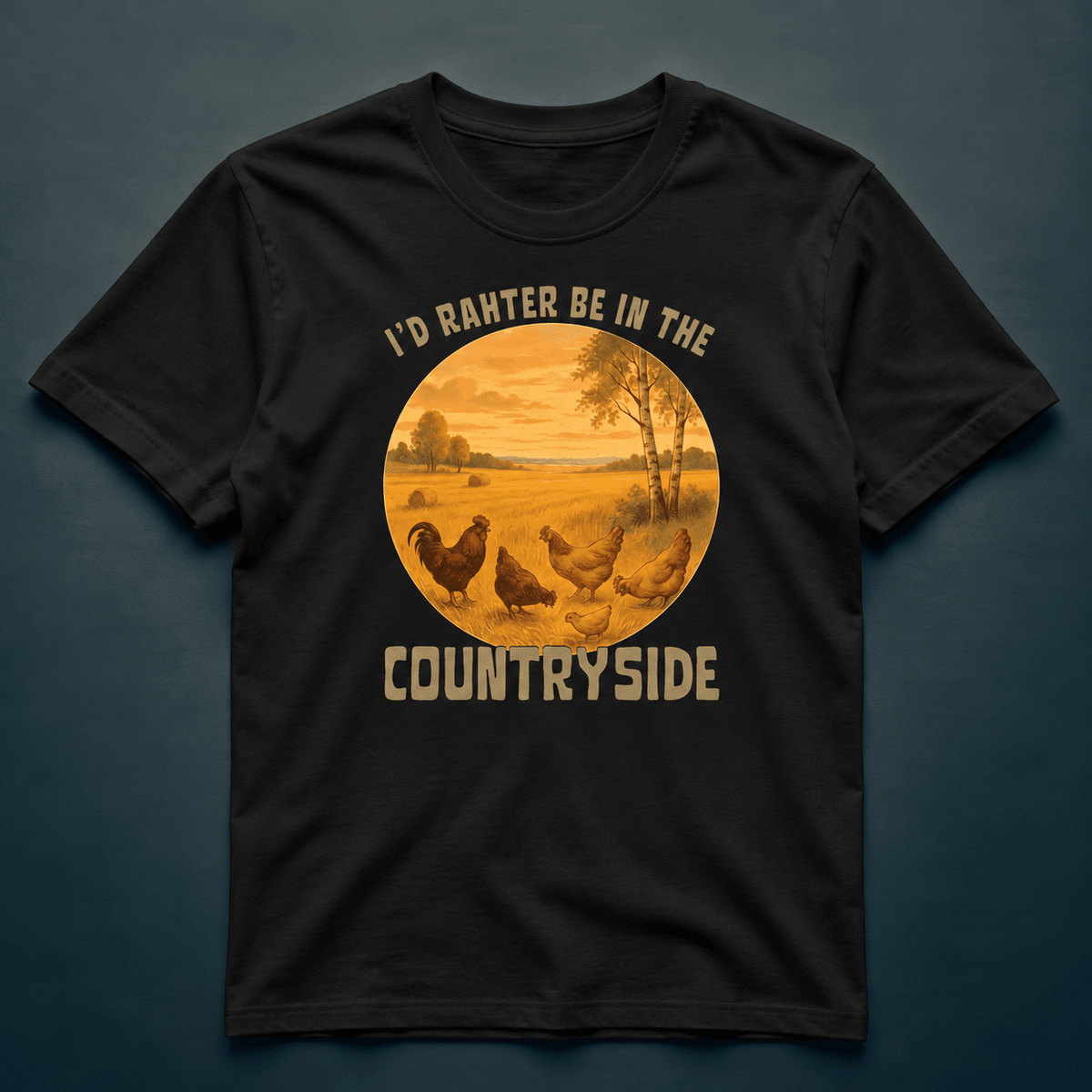 I'd Rather Be In The Countryside - T-shirt - Rather Be In Finland