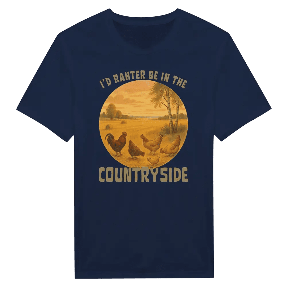 I'd Rather Be In The Countryside - T-shirt - Rather Be In Finland