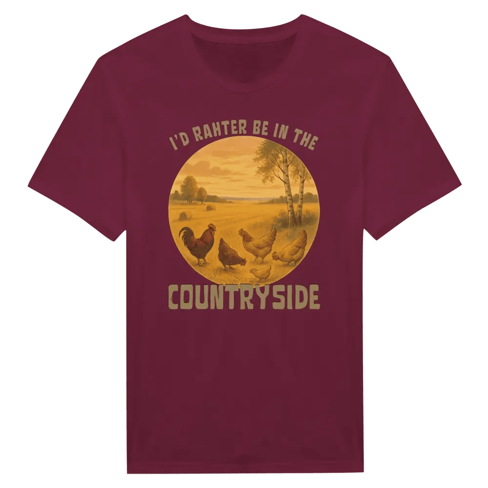 I'd Rather Be In The Countryside - T-shirt - Rather Be In Finland