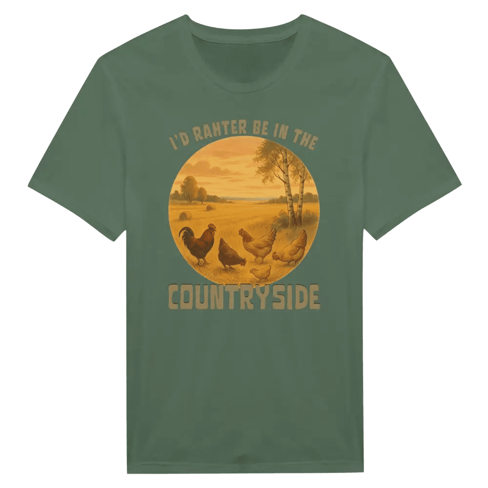 I'd Rather Be In The Countryside - T-shirt - Rather Be In Finland