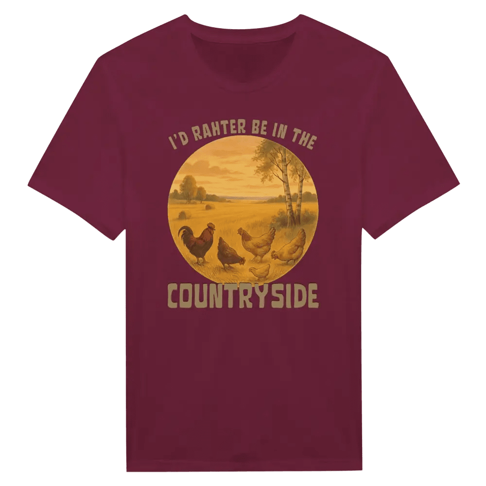 I'd Rather Be In The Countryside - T-shirt - Rather Be In Finland