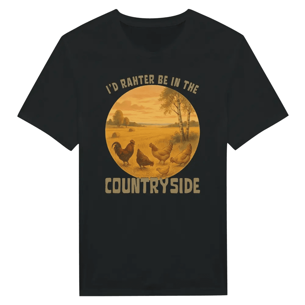 I'd Rather Be In The Countryside - T-shirt - Rather Be In Finland