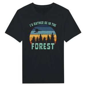 Tuotekuva: t-paita, painatuksena I'd Rather Be In The Forest 2 (Rather Be in Finland)