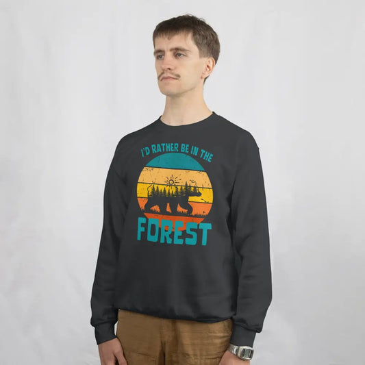 I’d Rather Be In The Forest 6 Sweatshirt Print Material Rather Be In Finland