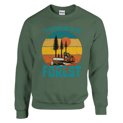 I'd Rather Be In The Forest, Chainsaw - Sweatshirt - Rather Be In Finland