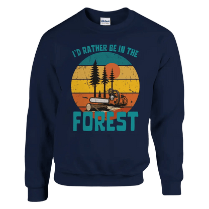 I'd Rather Be In The Forest, Chainsaw - Sweatshirt - Rather Be In Finland