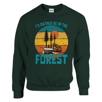 I'd Rather Be In The Forest, Chainsaw - Sweatshirt - Rather Be In Finland