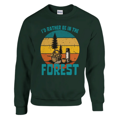 I'd Rather Be In The Forest, Mushrooms - Sweatshirt - Rather Be In Finland