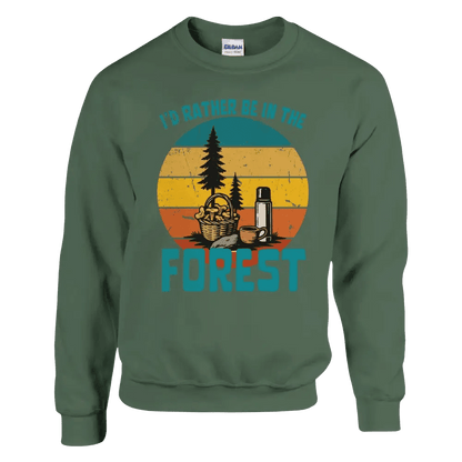 I'd Rather Be In The Forest, Mushrooms - Sweatshirt - Rather Be In Finland