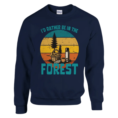 I'd Rather Be In The Forest, Mushrooms - Sweatshirt - Rather Be In Finland