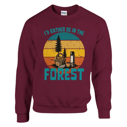 I'd Rather Be In The Forest, Mushrooms - Sweatshirt - Rather Be In Finland