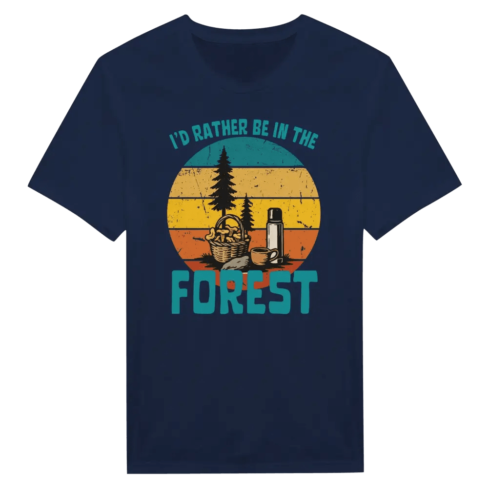 I'd Rather Be In The Forest, Mushrooms - T-shirt - Rather Be In Finland