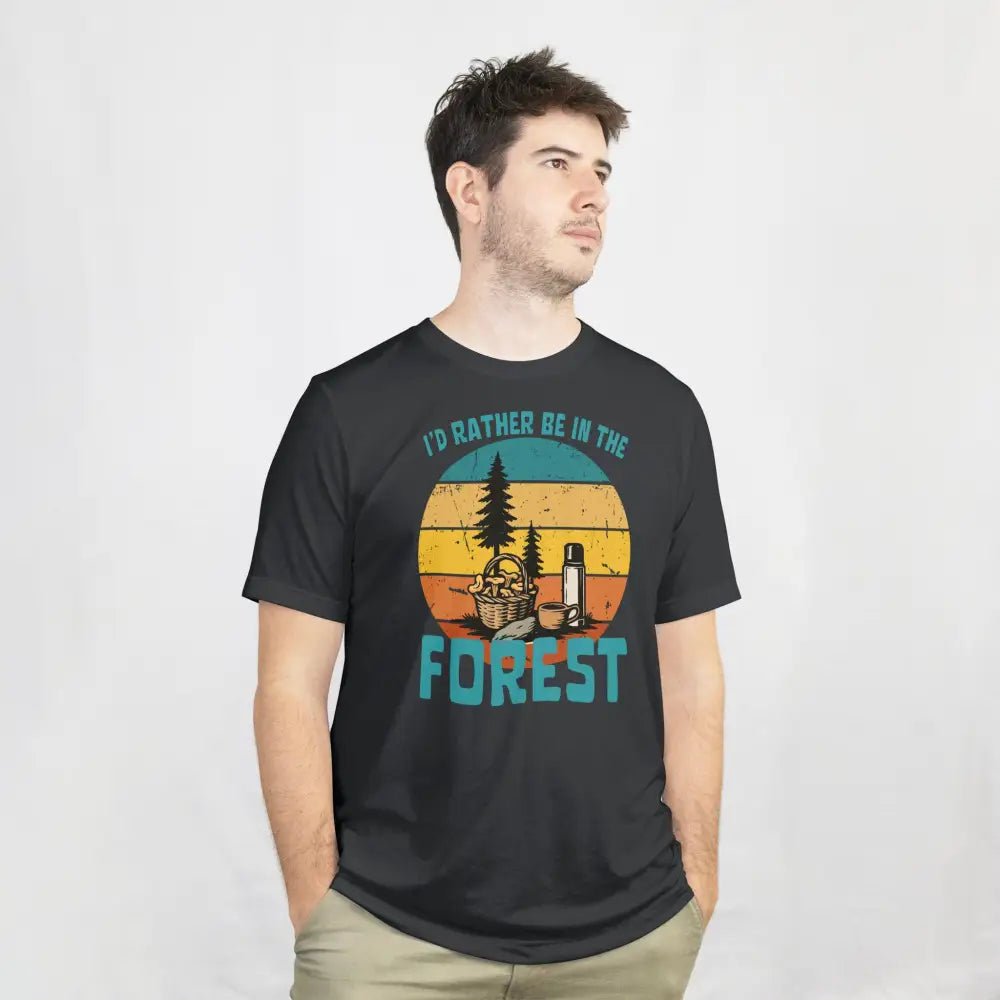 I'd Rather Be In The Forest, Mushrooms - T-shirt - Rather Be In Finland