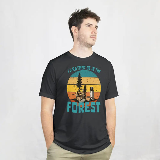 I’d Rather Be In The Forest Mushrooms - T-shirt - Print Material - Rather Be In Finland