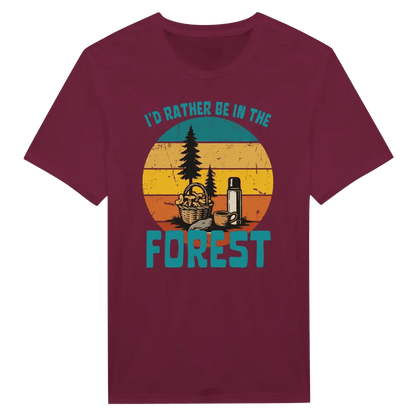 I'd Rather Be In The Forest, Mushrooms - T-shirt - Rather Be In Finland