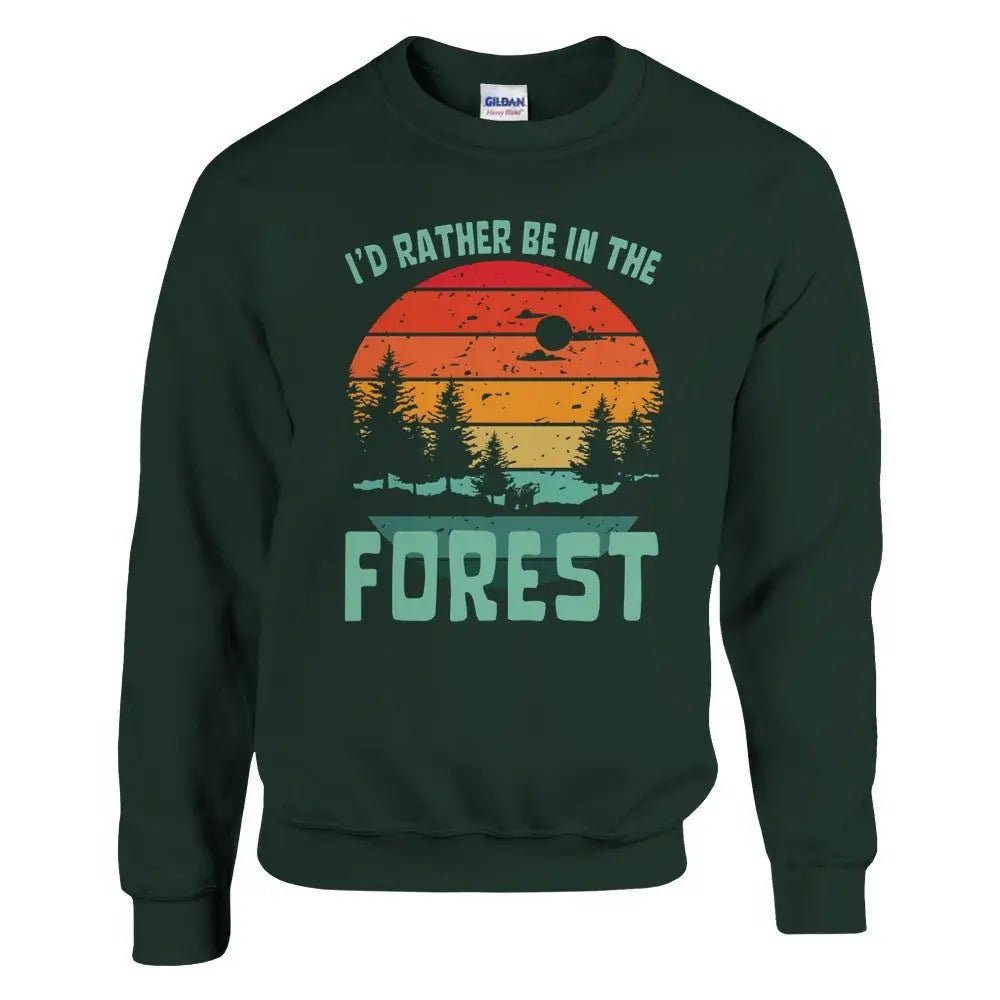 I'd Rather Be In The Forest With Wildlife - Sweatshirt - Rather Be In Finland