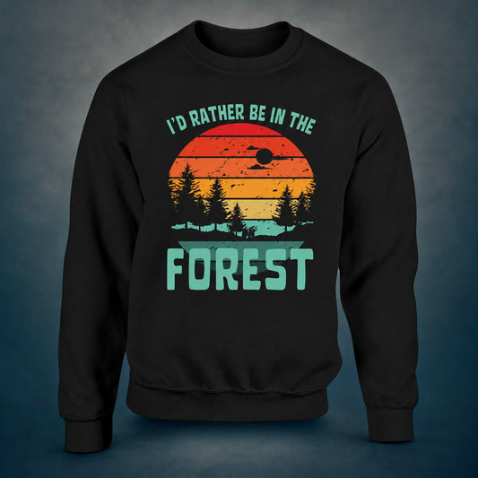 I'd Rather Be In The Forest With Wildlife - Sweatshirt - Rather Be In Finland