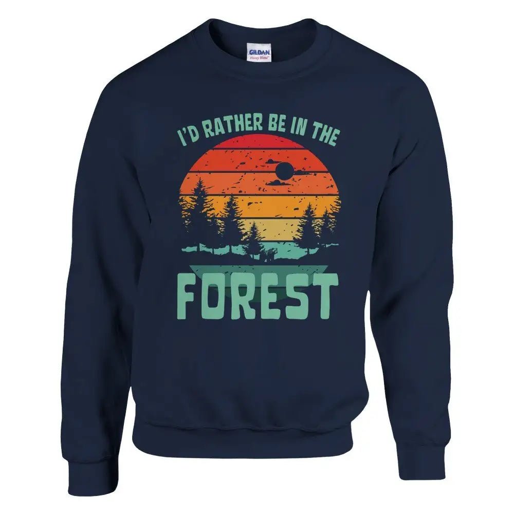 I'd Rather Be In The Forest With Wildlife - Sweatshirt - Rather Be In Finland