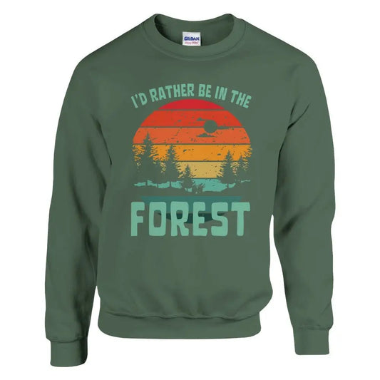 I'd Rather Be In The Forest With Wildlife - Sweatshirt - Rather Be In Finland