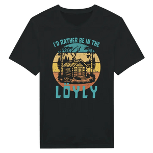 Tuotekuva: t-paita, painatuksena I'd Rather Be In The Löyly 2 (Rather Be in Finland)