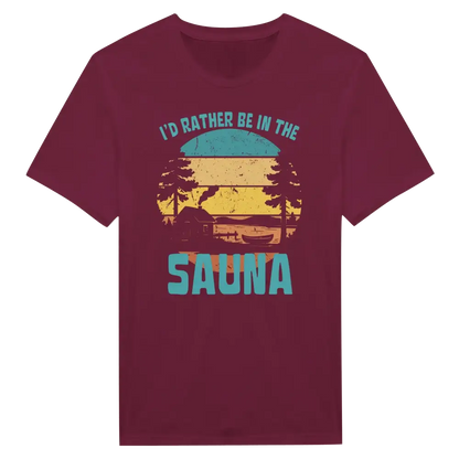 I'd Rather Be In The Sauna By The Lake - T-shirt - Rather Be In Finland