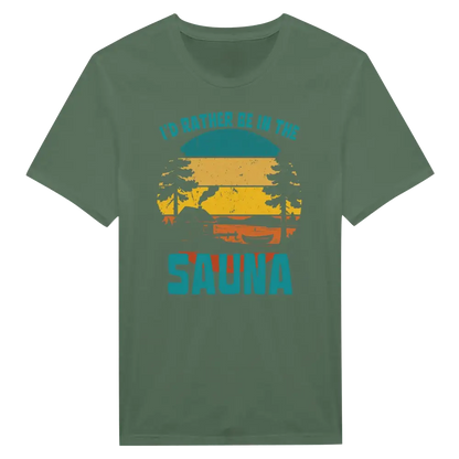 I'd Rather Be In The Sauna By The Lake - T-shirt - Rather Be In Finland