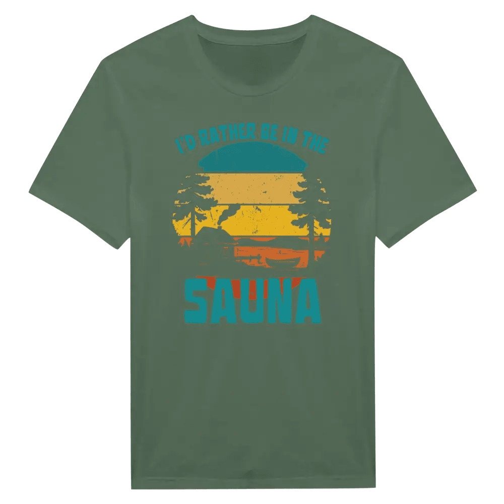 I'd Rather Be In The Sauna By The Lake - T-shirt - Rather Be In Finland
