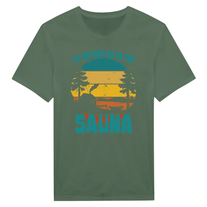 I'd Rather Be In The Sauna By The Lake - T-shirt - Rather Be In Finland
