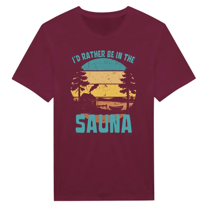 I'd Rather Be In The Sauna By The Lake - T-shirt - Rather Be In Finland