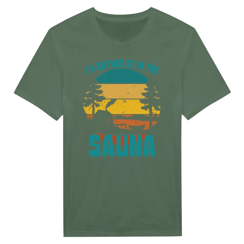I'd Rather Be In The Sauna By The Lake - T-shirt - Rather Be In Finland