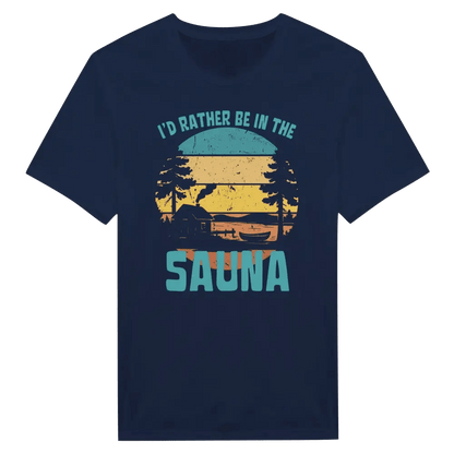 I'd Rather Be In The Sauna By The Lake - T-shirt - Rather Be In Finland
