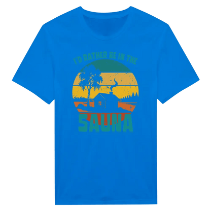 I'd Rather Be In The Sauna Cabin - T-shirt - Rather Be In Finland
