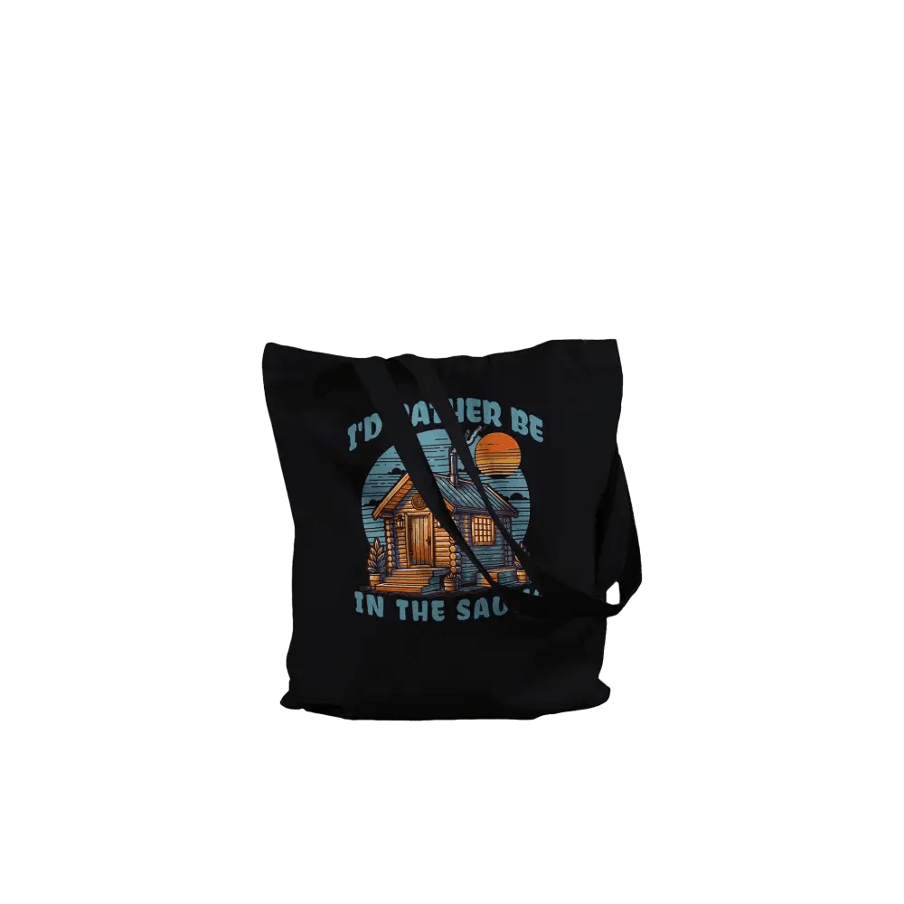 I'd Rather Be In The Sauna - Premium Tote Bag - Rather Be In Finland