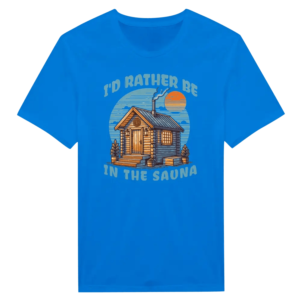 I'd Rather Be In The Sauna - T-shirt - Rather Be In Finland