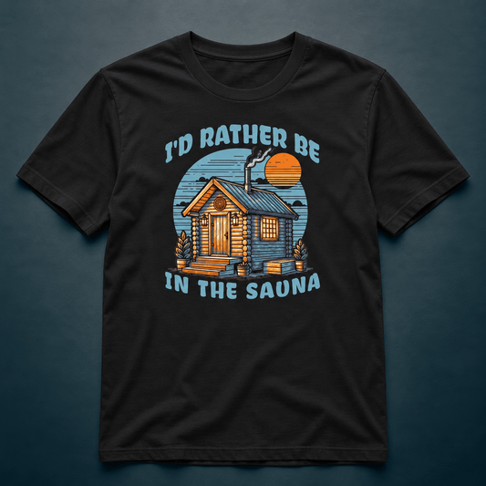 I'd Rather Be In The Sauna - T-shirt - Rather Be In Finland