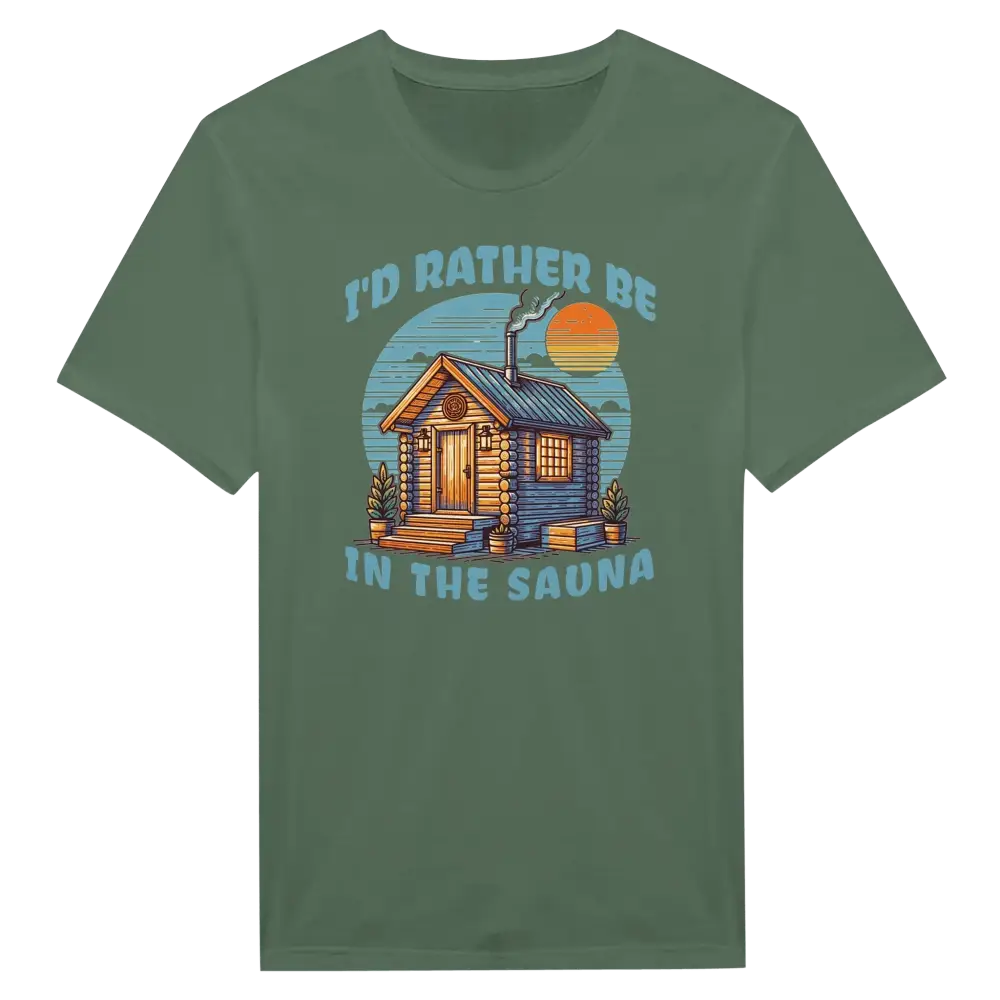I'd Rather Be In The Sauna - T-shirt - Rather Be In Finland