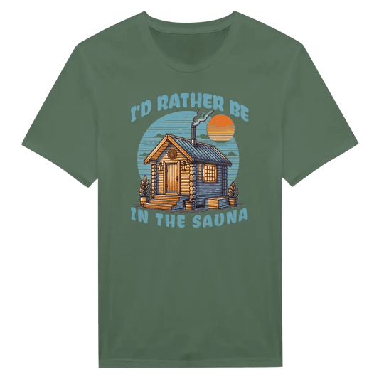 I'd Rather Be In The Sauna - T-shirt - Rather Be In Finland