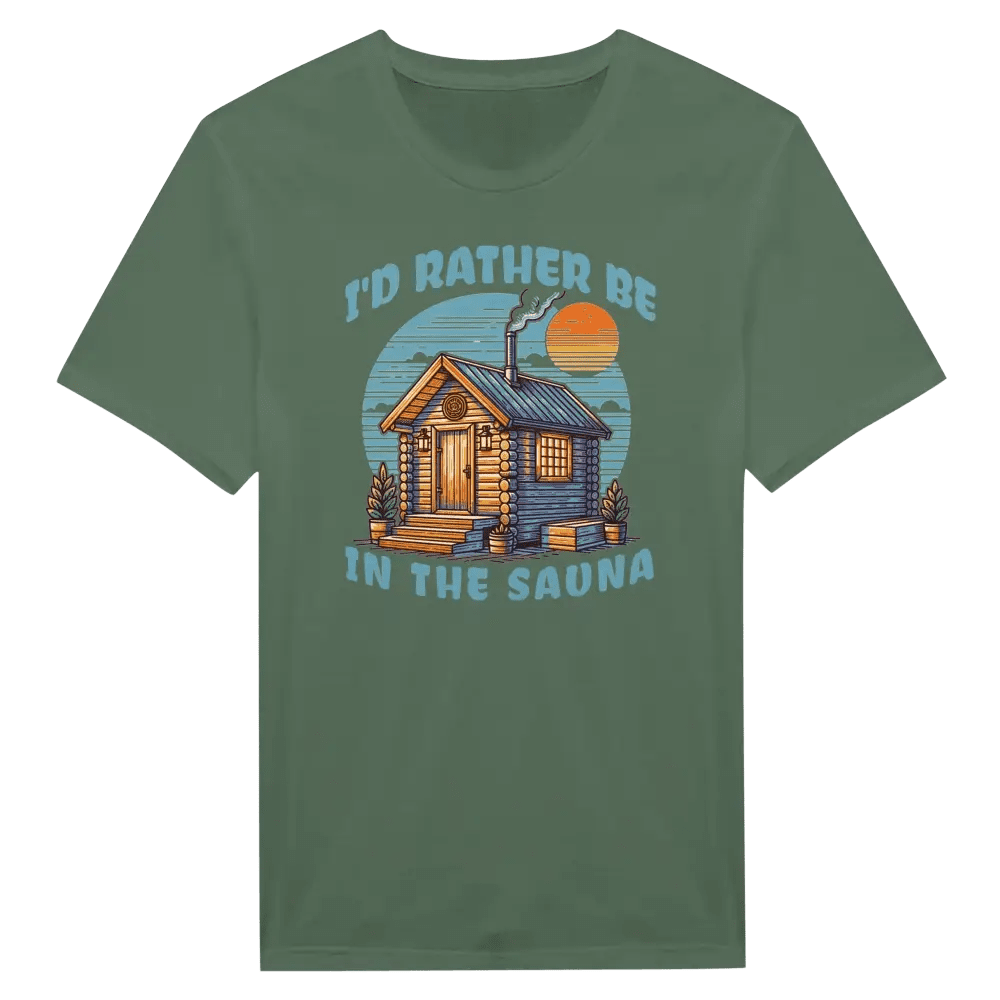 I'd Rather Be In The Sauna - T-shirt - Rather Be In Finland