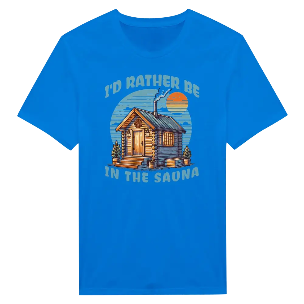 I'd Rather Be In The Sauna - T-shirt - Rather Be In Finland
