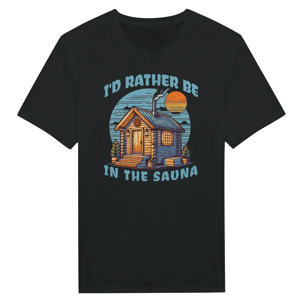 I'd Rather Be In The Sauna - T-shirt - Rather Be In Finland