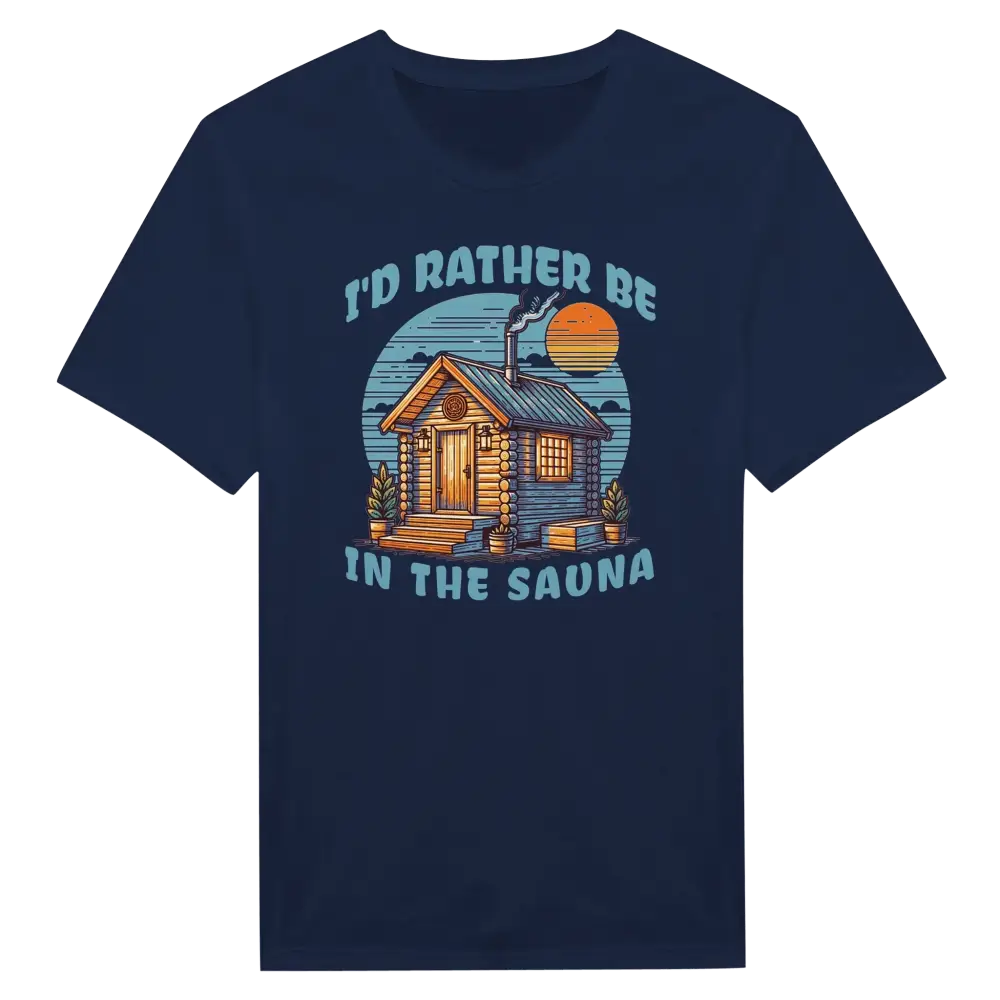 I'd Rather Be In The Sauna - T-shirt - Rather Be In Finland