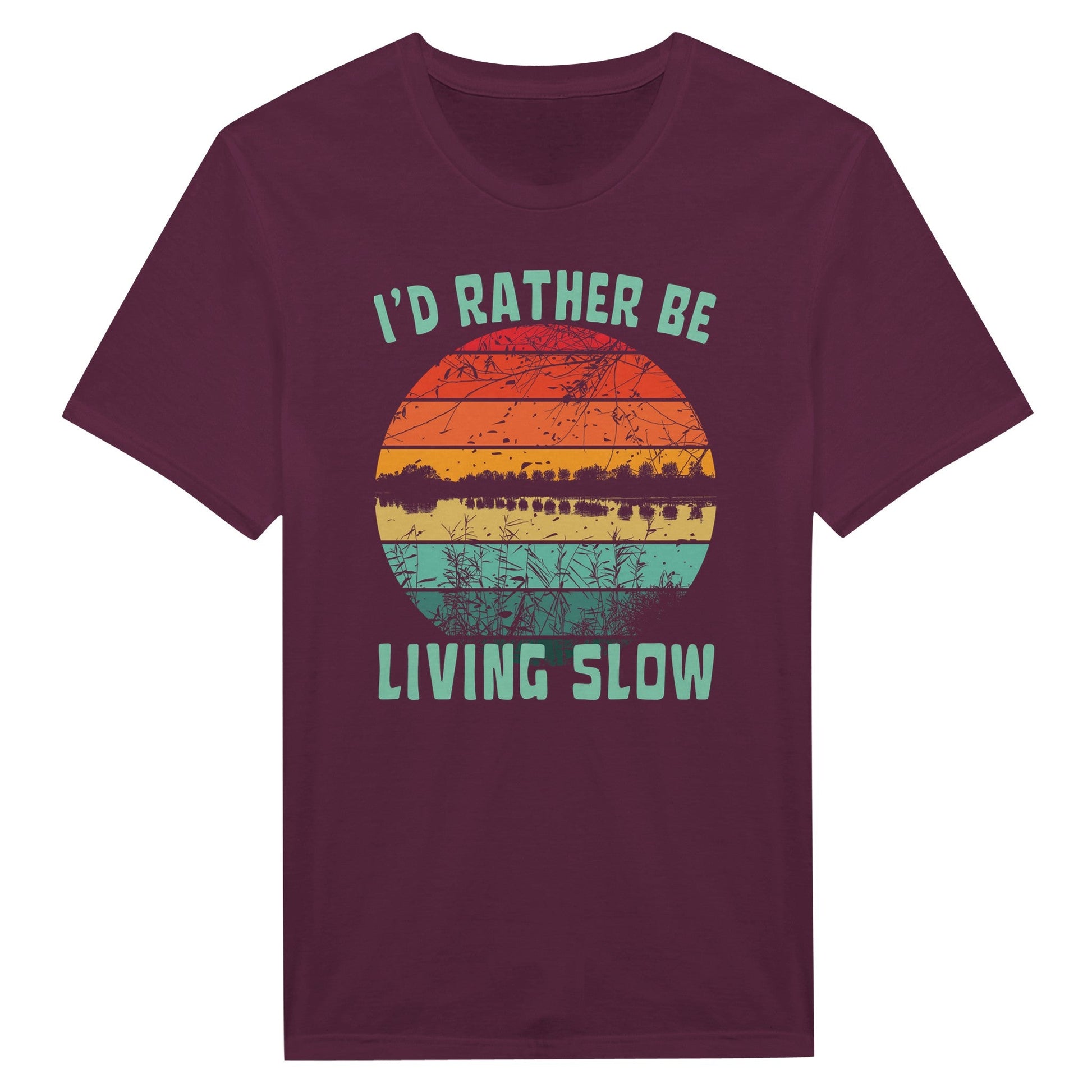 I'd Rather Be Living Slow 3 - T-Shirt - Rather Be In Finland