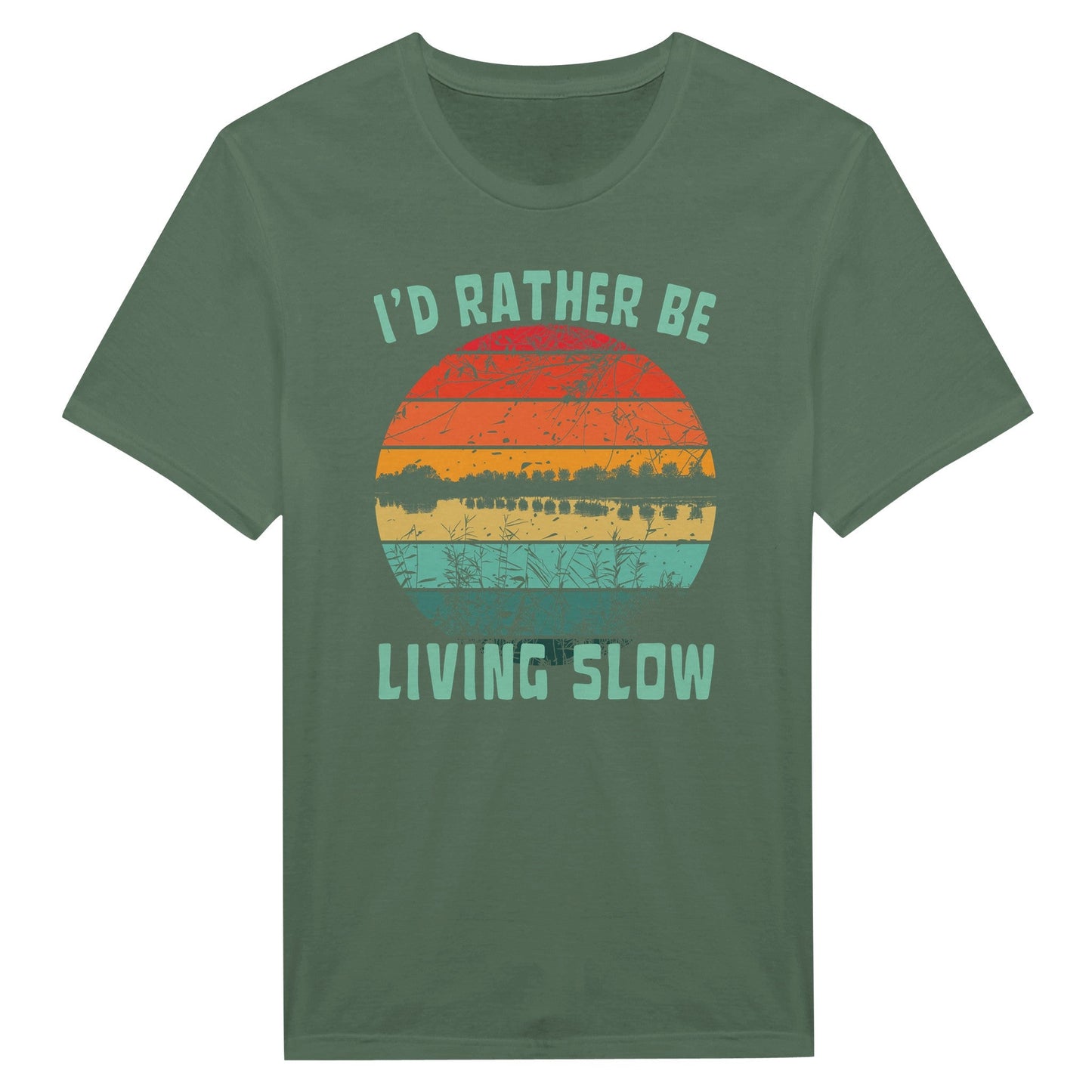 I'd Rather Be Living Slow 3 - T-Shirt - Rather Be In Finland