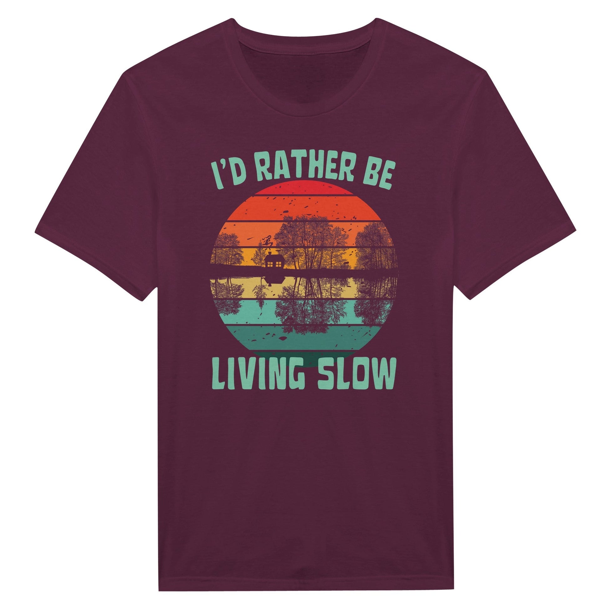 I'd Rather Be Living Slow - T-Shirt - Rather Be In Finland