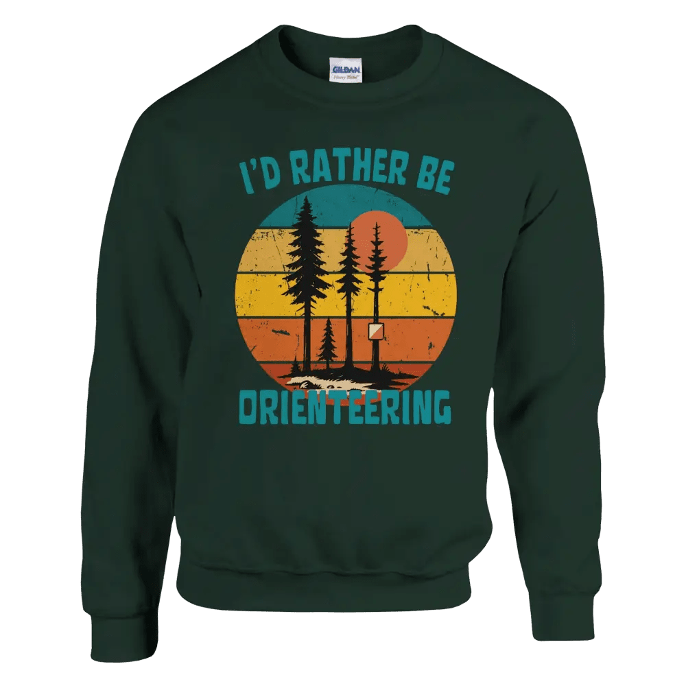 I'd Rather Be Orienteering - Sweatshirt - Rather Be In Finland