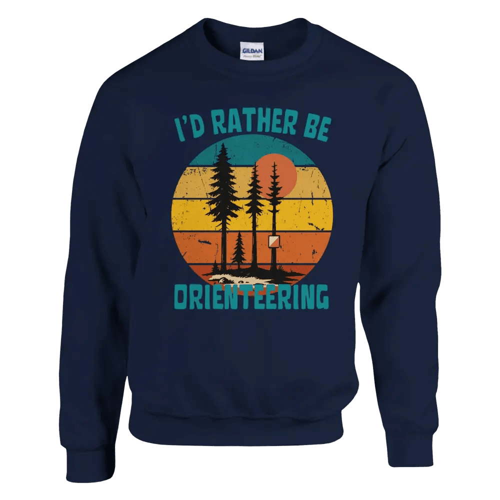 I'd Rather Be Orienteering - Sweatshirt - Rather Be In Finland