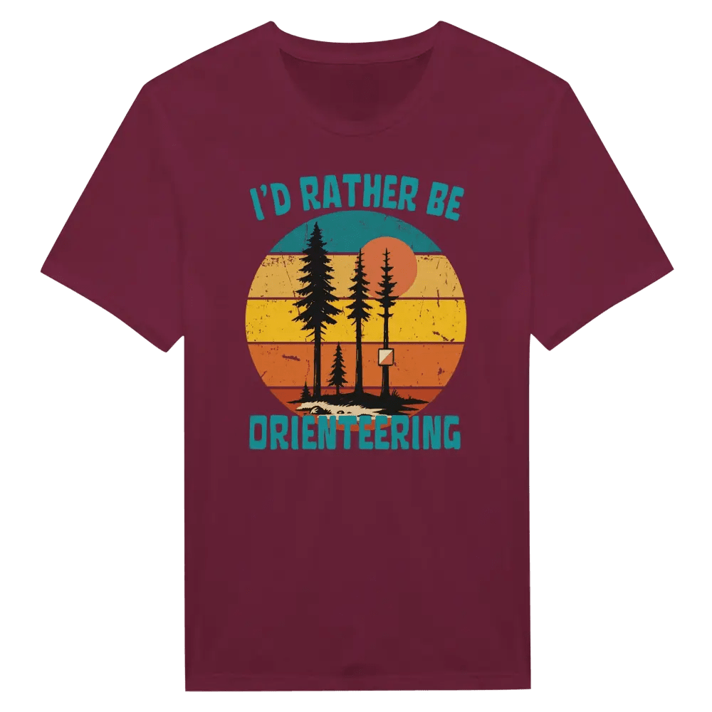 I'd Rather Be Orienteering - T-shirt - Rather Be In Finland