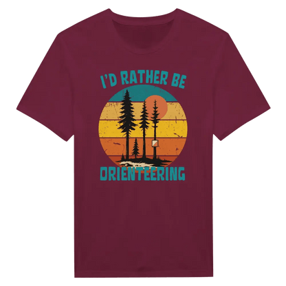 I'd Rather Be Orienteering - T-shirt - Rather Be In Finland